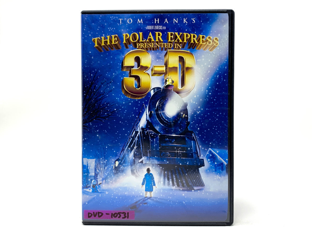 The Polar Express 3-D - 4 Pairs 3D Glasses! • DVD
