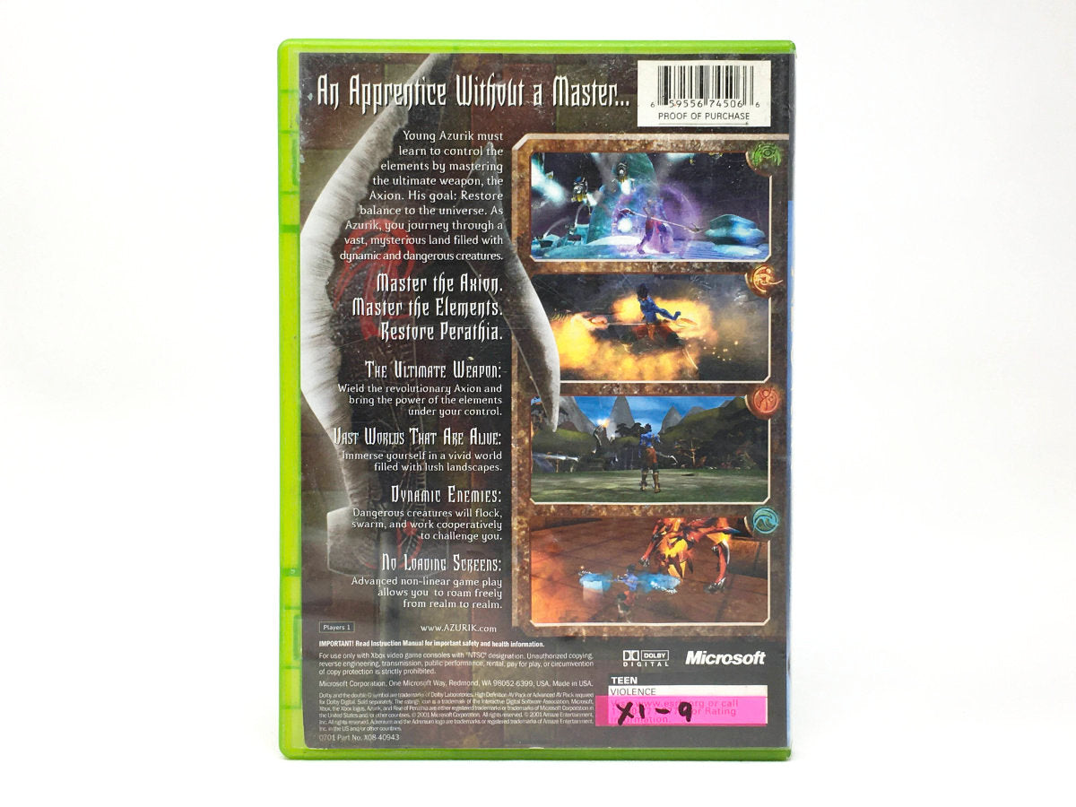 Azurik: Rise of Perathia • Xbox Original
