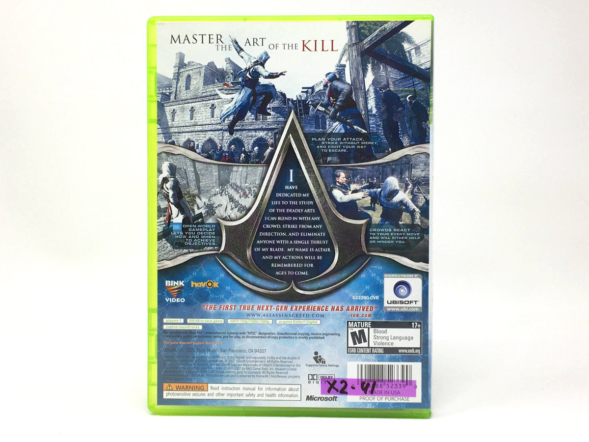 Assassin's Creed • Xbox 360