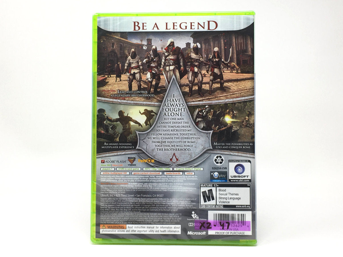 🆕 Assassin's Creed: Brotherhood • Xbox 360