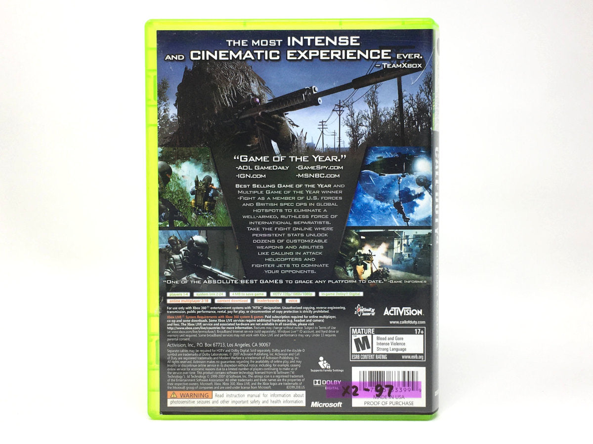 Call of Duty 4: Modern Warfare • Xbox 360