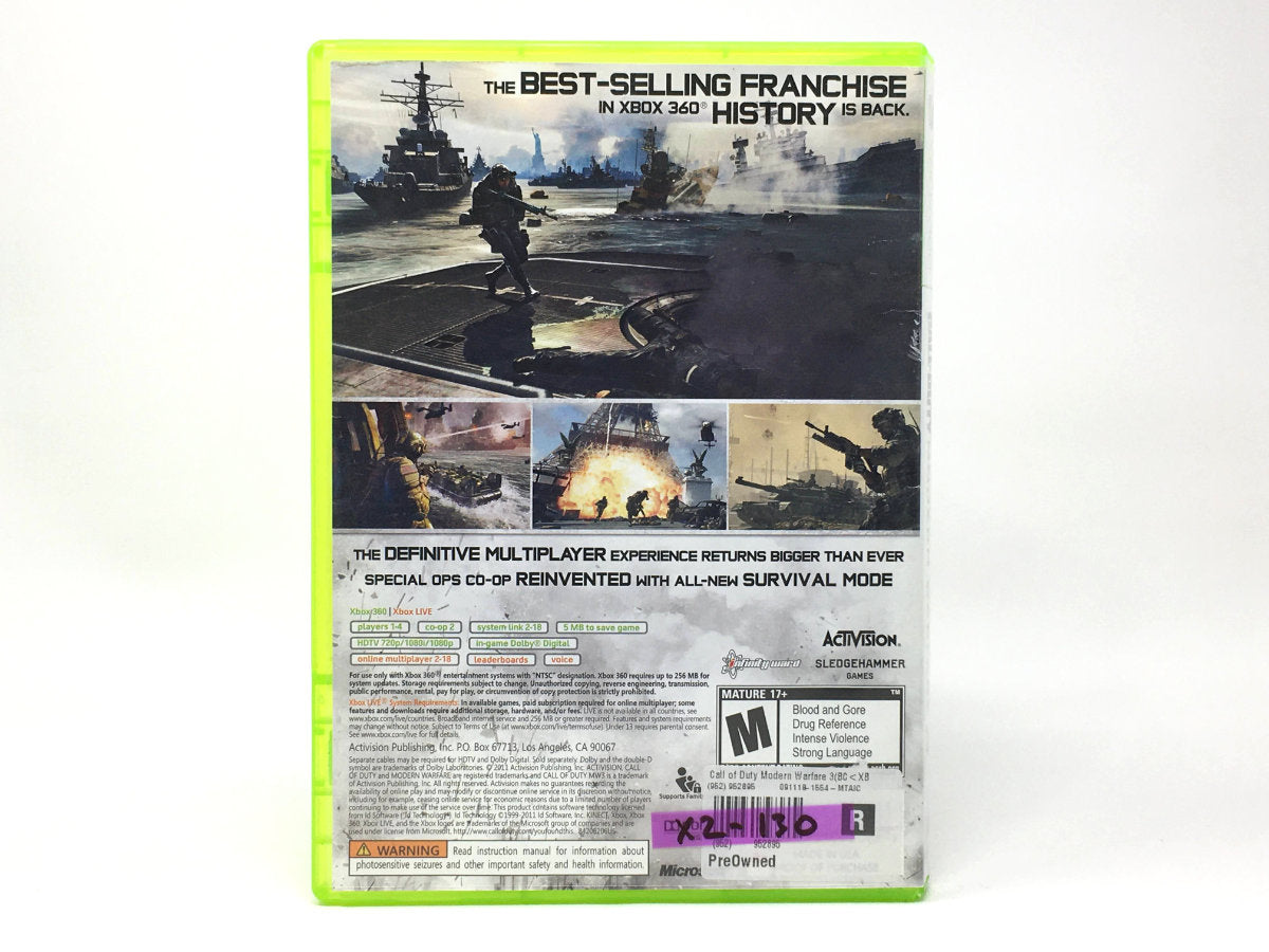 Call of Duty: Modern Warfare 3 • Xbox 360