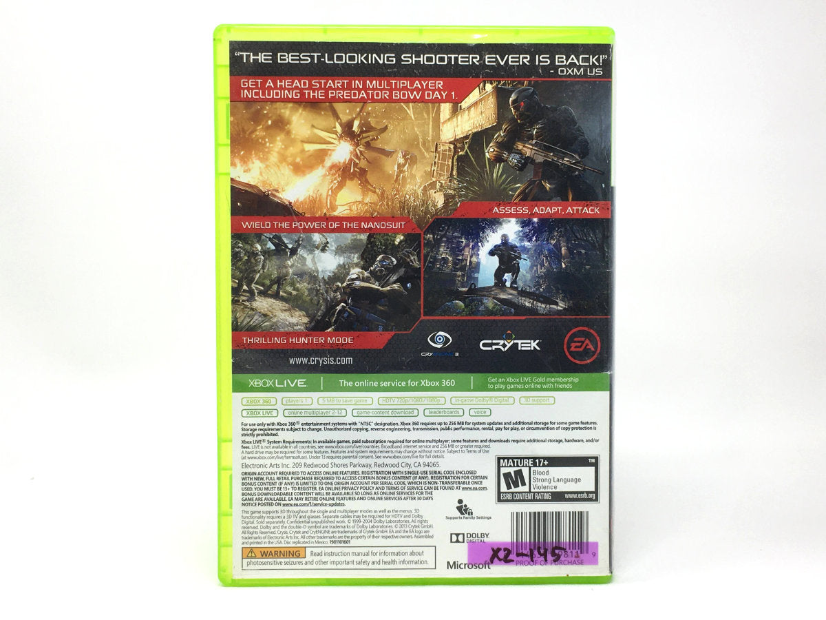 Crysis 3 Hunter Edition • Xbox 360