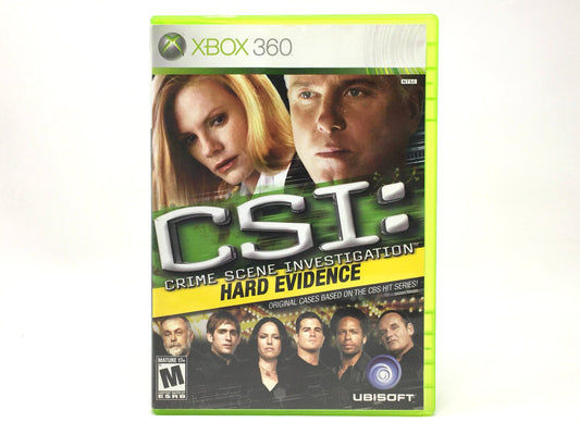 CSI: Hard Evidence (Crime Scene Investigation) • Xbox 360