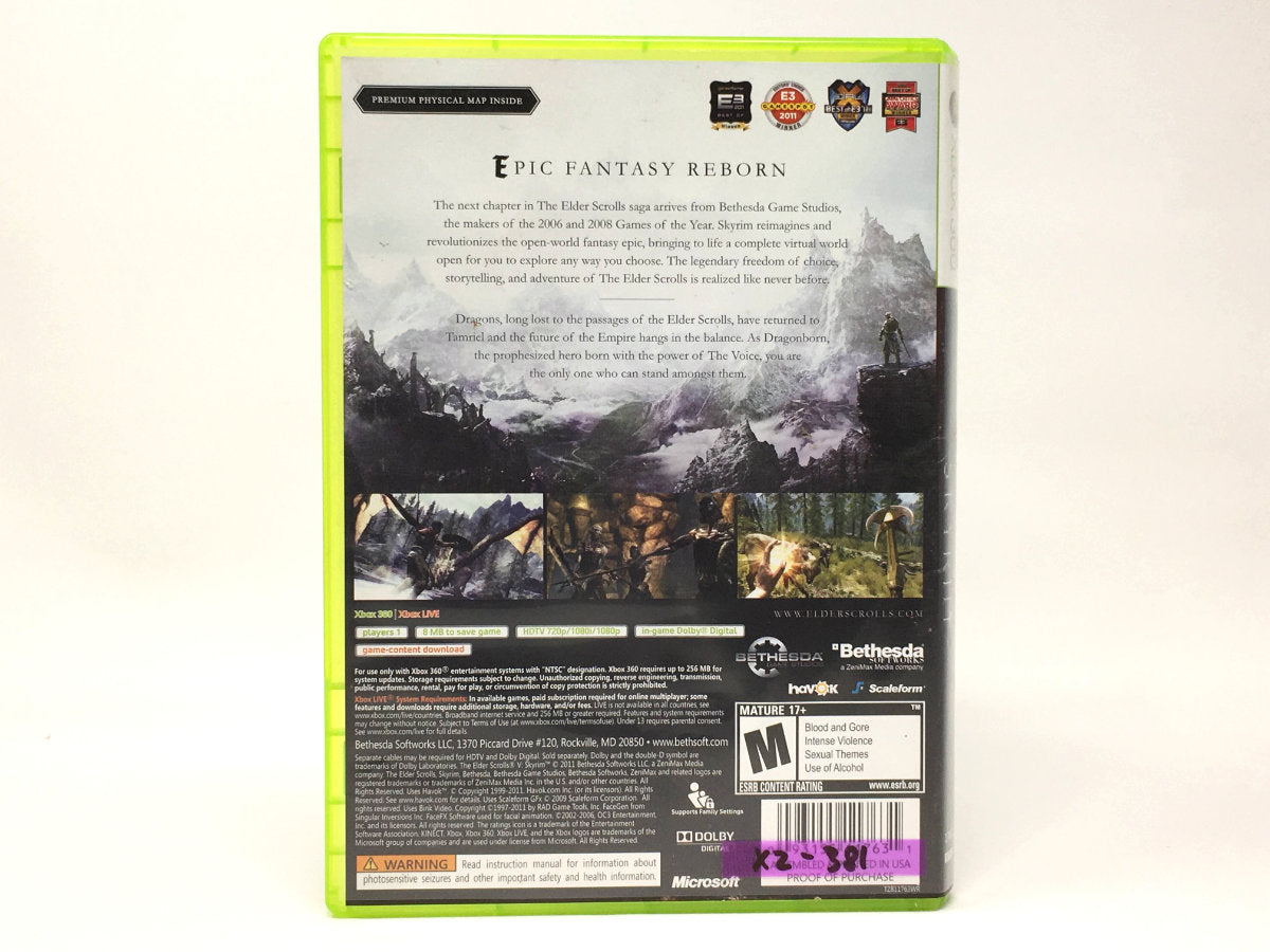 The Elder Scrolls V: Skyrim • Xbox 360 – Mikes Game Shop