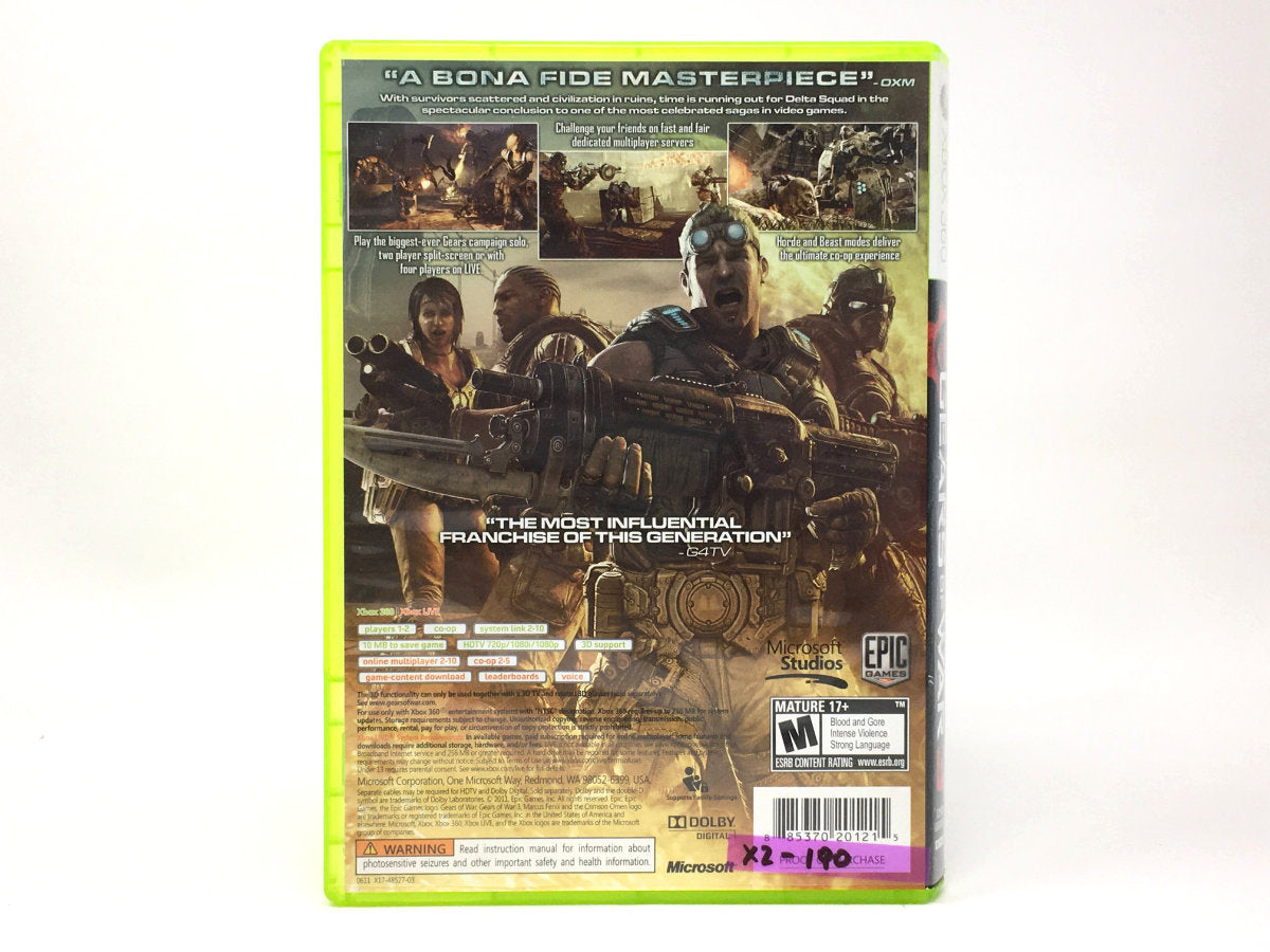 Gears of War 3 • Xbox 360 – Mikes Game Shop