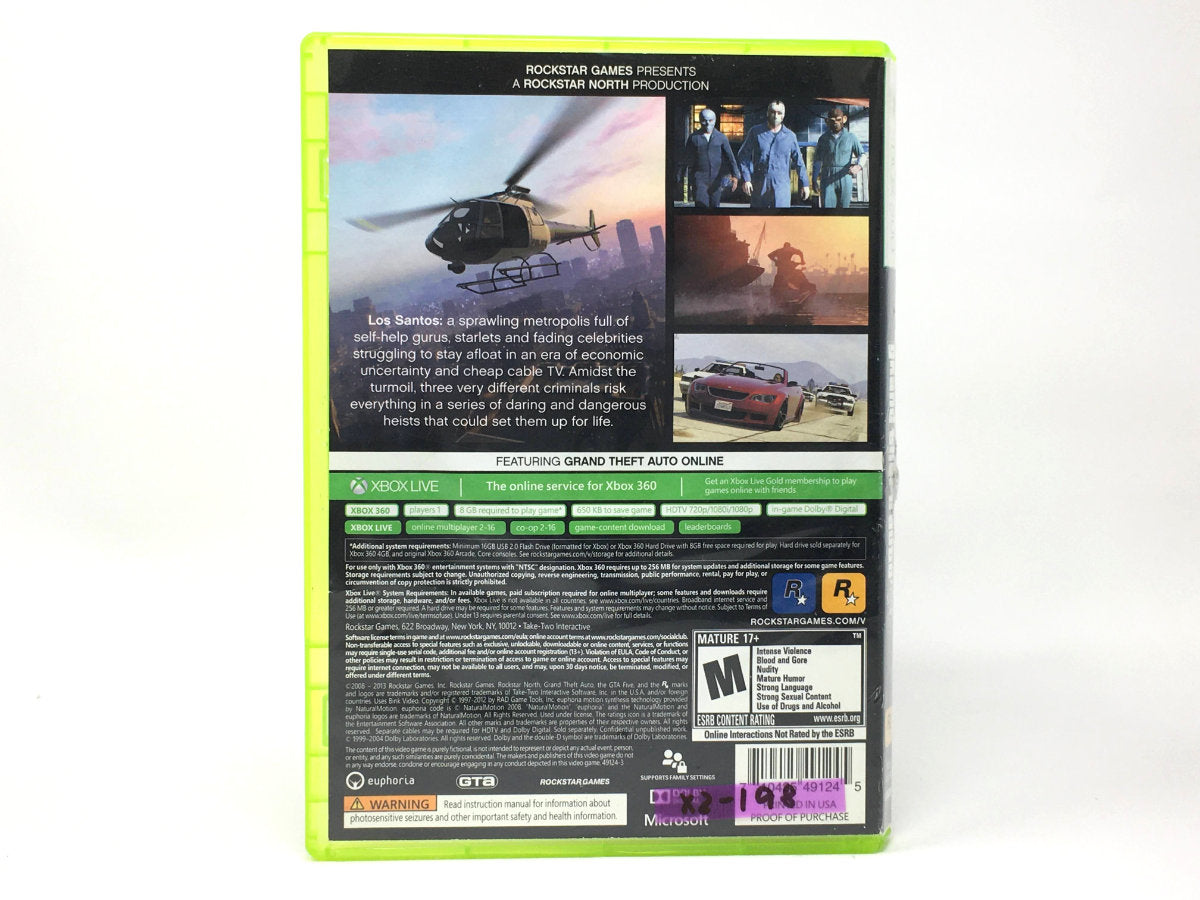 Grand Theft Auto V • Xbox 360
