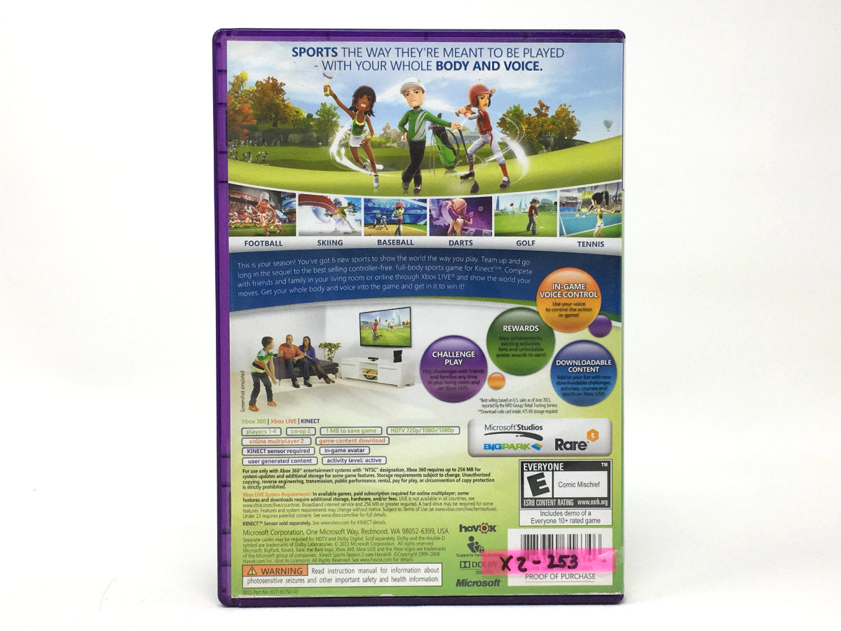 Kinect Sports: Season Two • Xbox 360