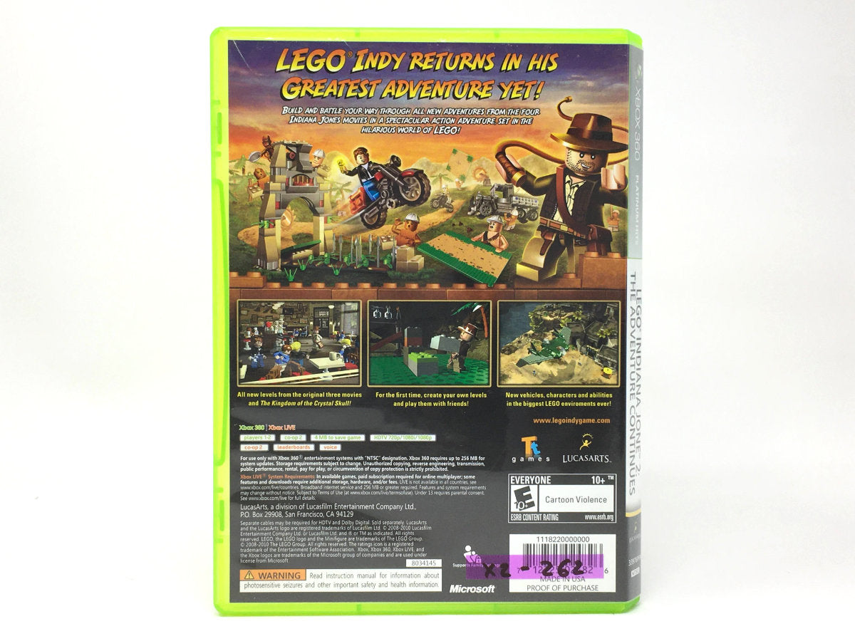  Lego Indiana Jones 2: The Adventure Continues - Xbox