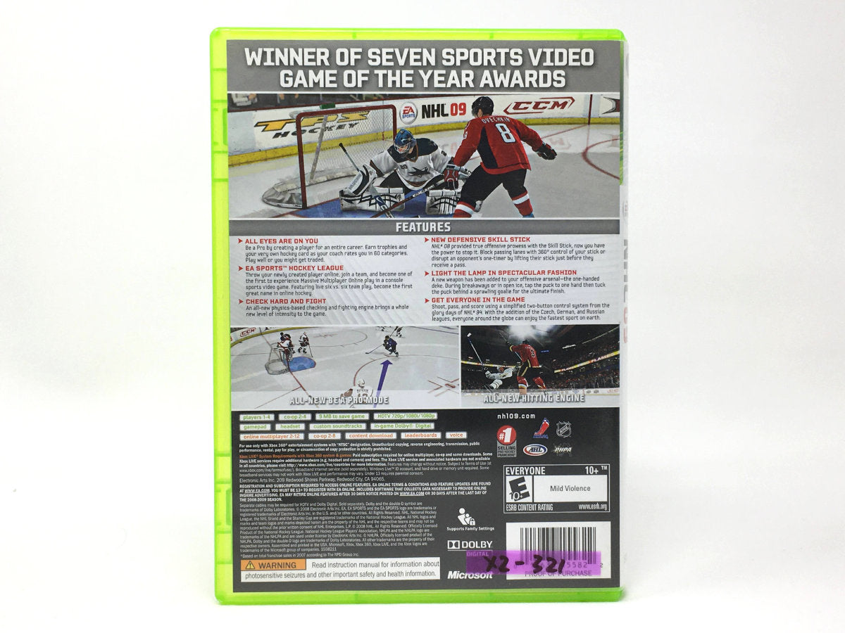 NHL 09 • Xbox 360