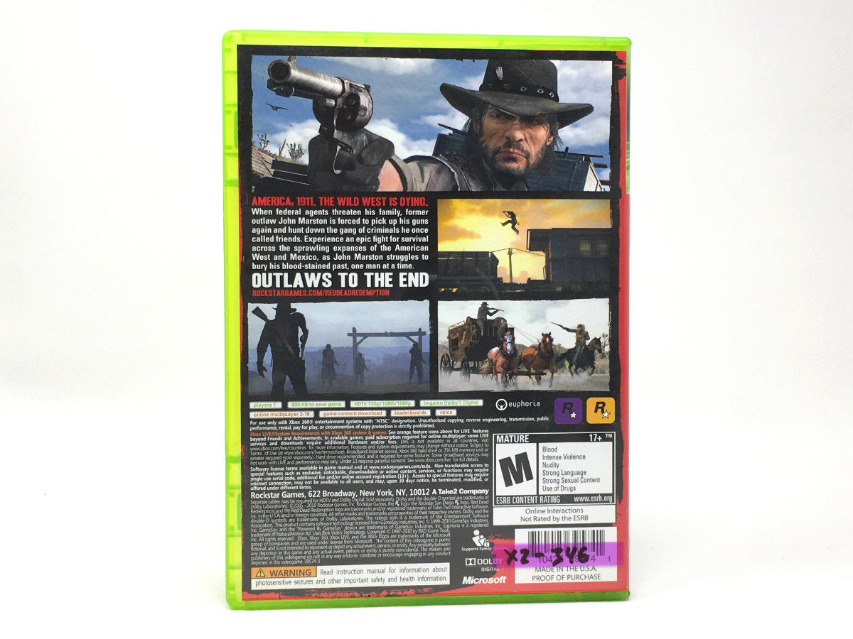 Red Dead Redemption • Xbox 360