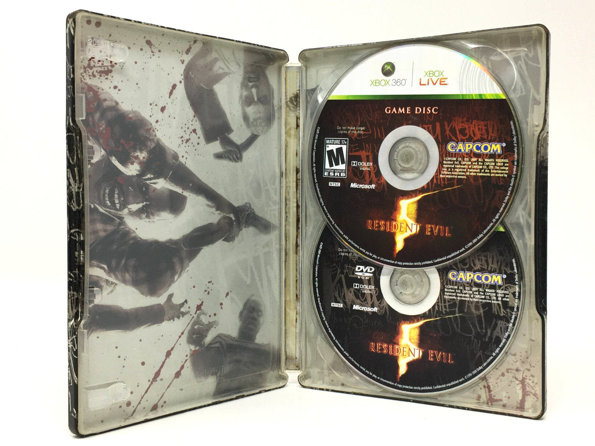 Resident Evil 5 Steelbook • Xbox 360
