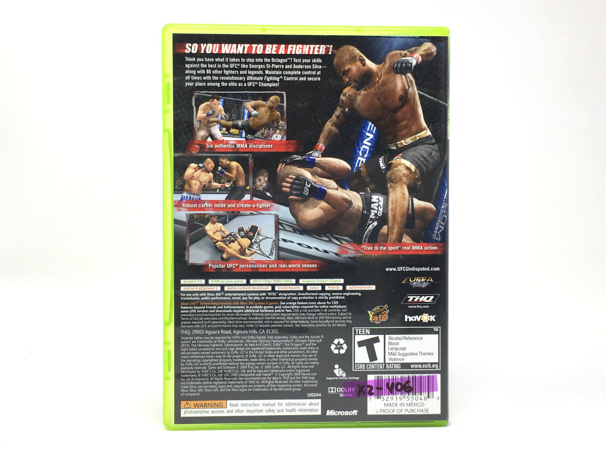 UFC Undisputed 2009 • Xbox 360