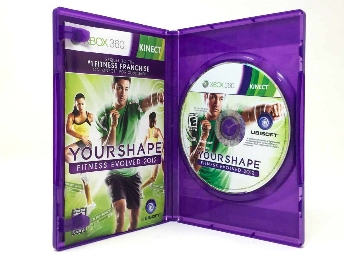 Xbox 360 Kinect Game YOUR SHAPE Fitness Evolved Mens Womens Health Needs  Sensor