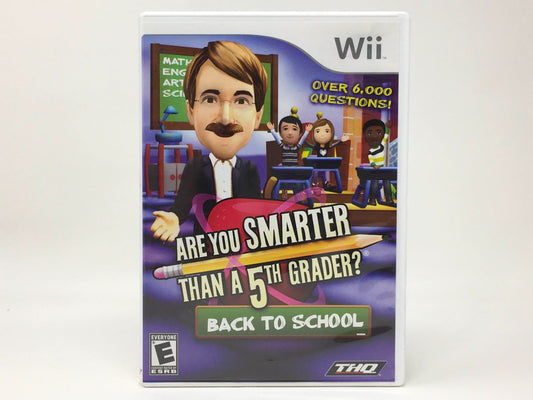 Are You Smarter Than A 5th Grader? Back To School • Nintendo Wii