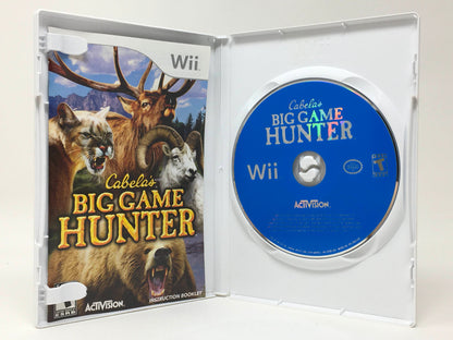 Cabela's Big Game Hunter • Nintendo Wii