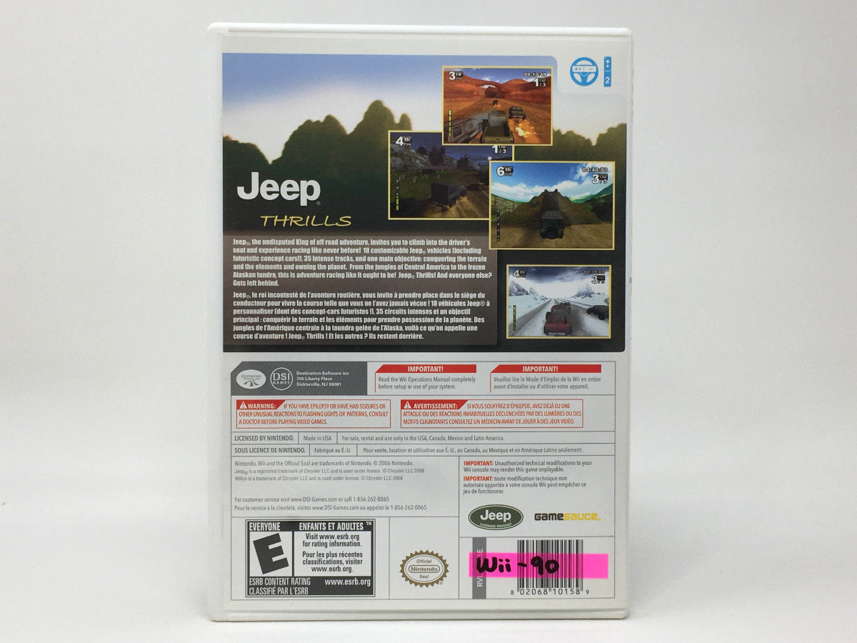 Jeep Thrills • Wii