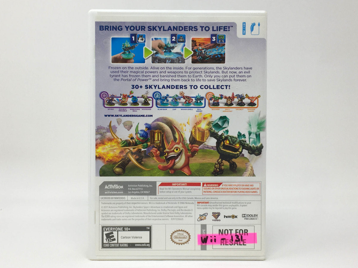 Skylanders: Spyro's Adventure • Wii