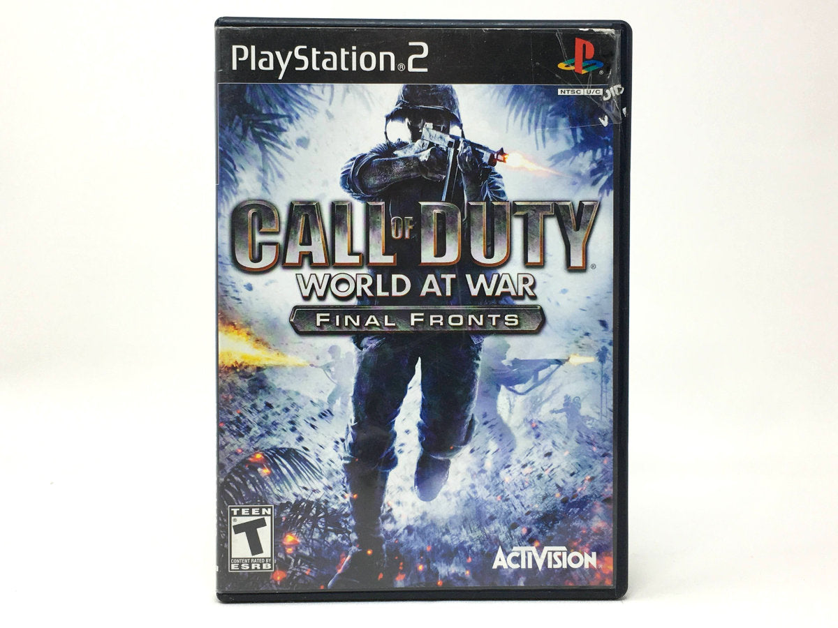 Call of Duty World at War: Final Fronts - Black Label • PS2