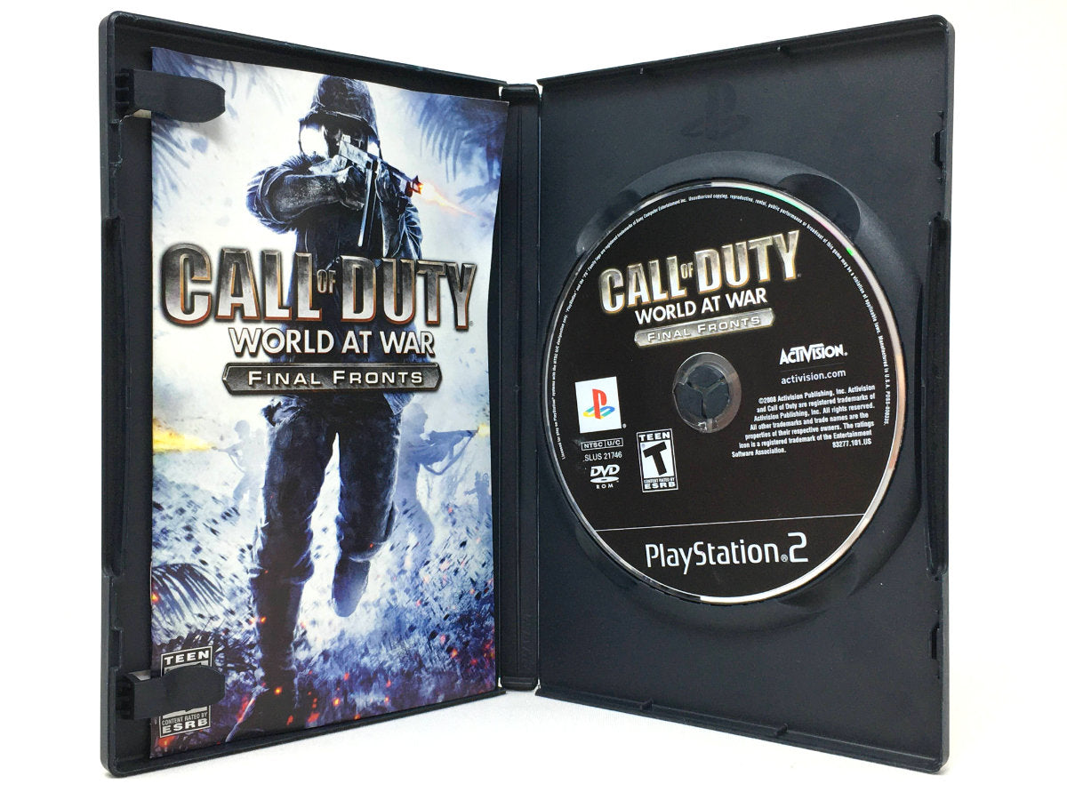 Call of Duty World at War: Final Fronts - Black Label • PS2