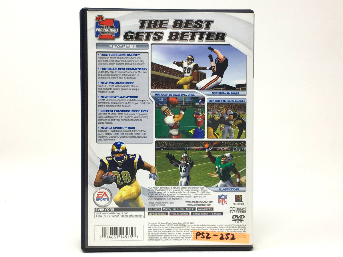 Madden NFL 2003 • PS2