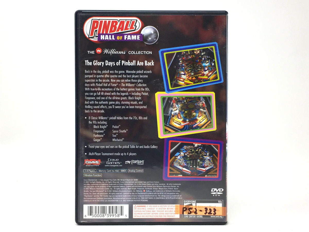 Pinball Hall of Fame: The Williams Collection • PS2