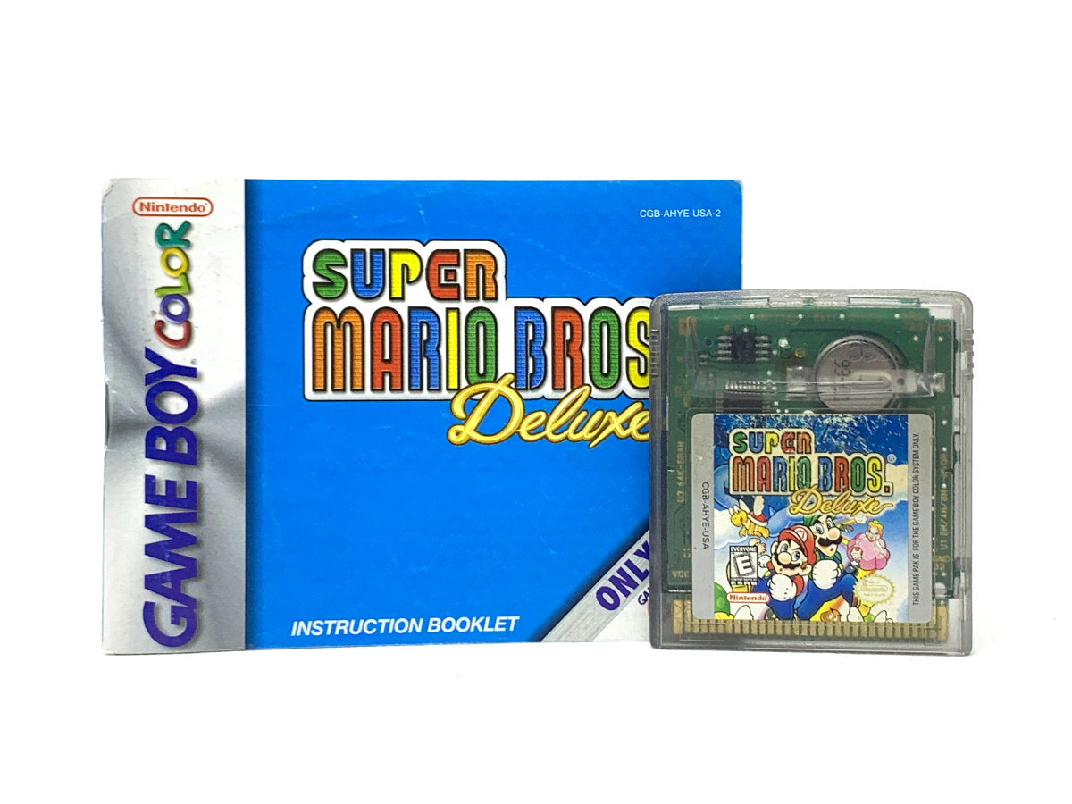 Mario For Gameboy Super Mario Bros. Deluxe *w/ Original Manual* • Gameboy Color – Mikes ...