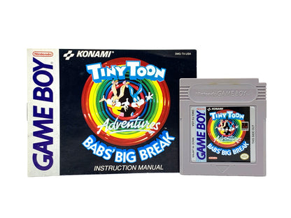 Tiny Toon Adventures: Babs' Big Break *w/ Original Manual* • Gameboy Original