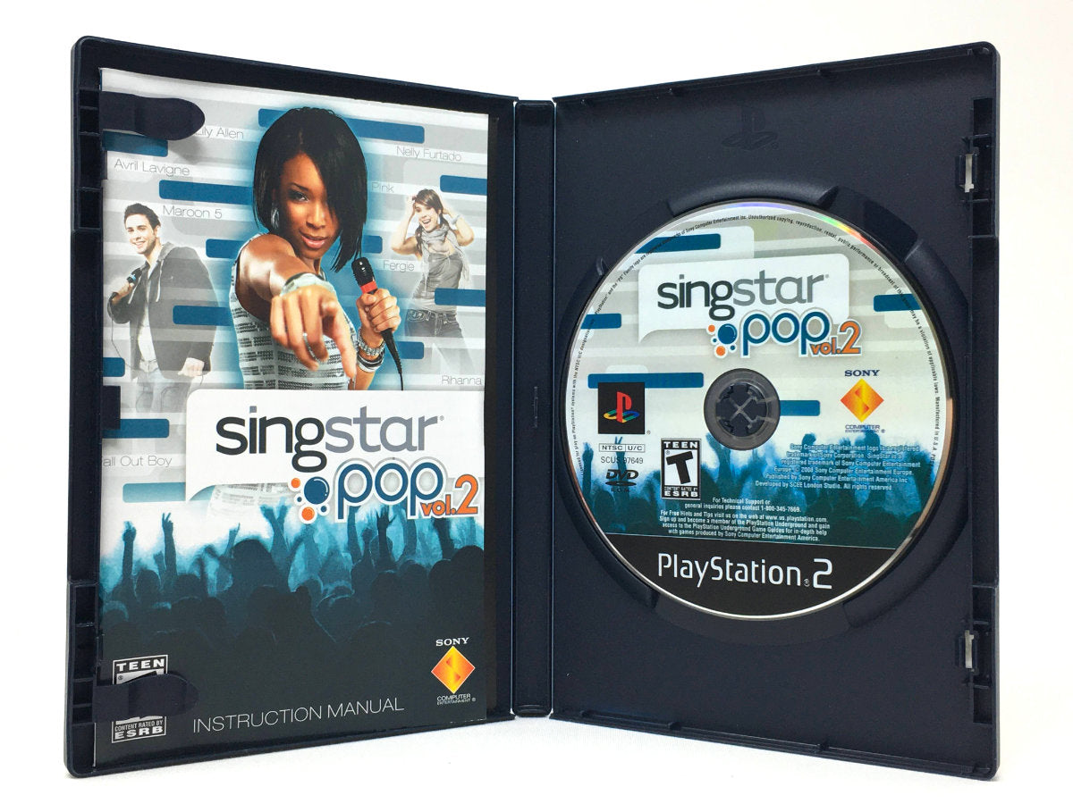 SingStar Pop Vol. 2 - PlayStation 2 (Renewed) : Video Games