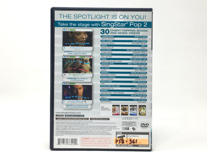 SingStar Pop Vol. 2 • Playstation 2