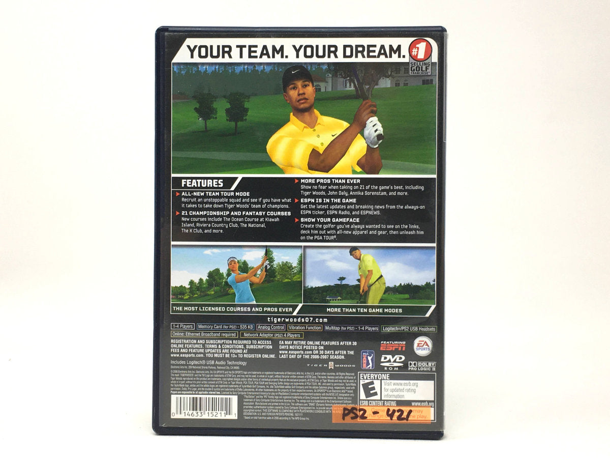 Tiger Woods PGA Tour 07 • Playstation 2