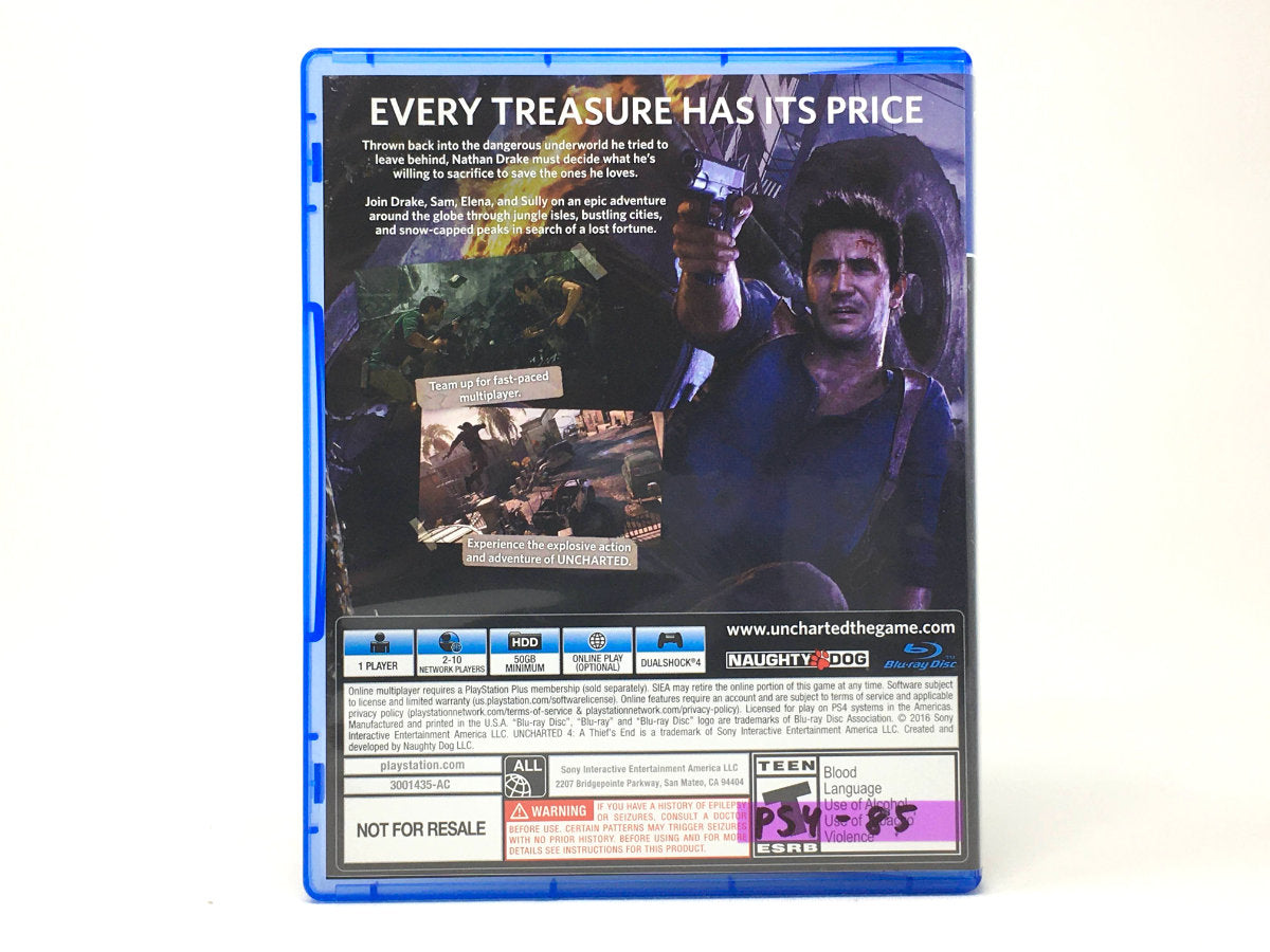 Uncharted 4: A Thief's End • Playstation 4
