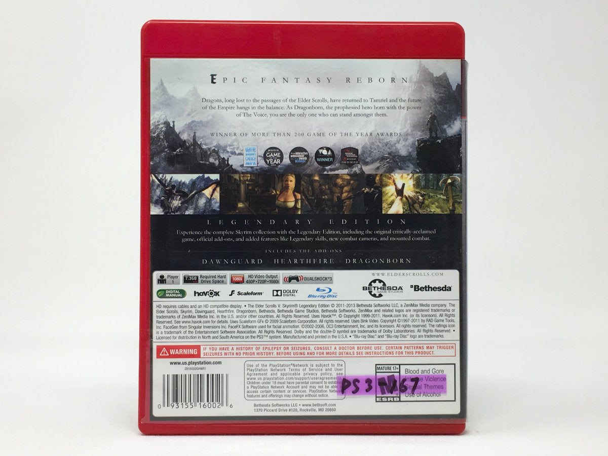 The Elder Scrolls V: Skyrim Legendary Edition • PS4