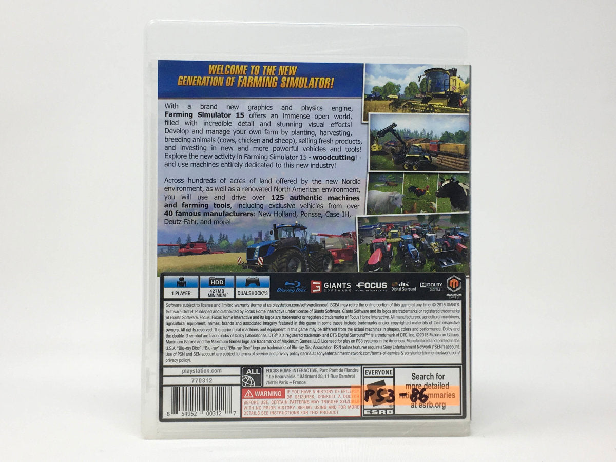 Farming Simulator 15 • PS3