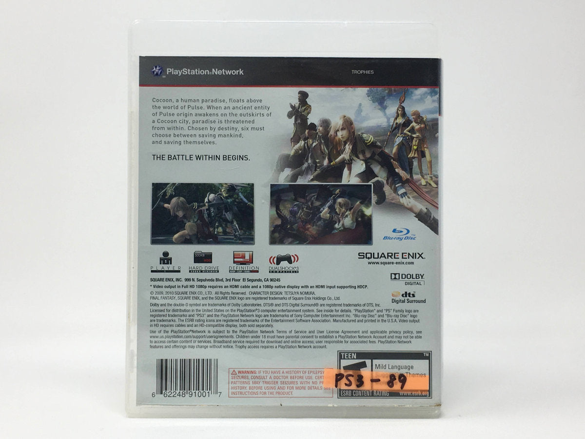 Destiny Game Case Back Ps3