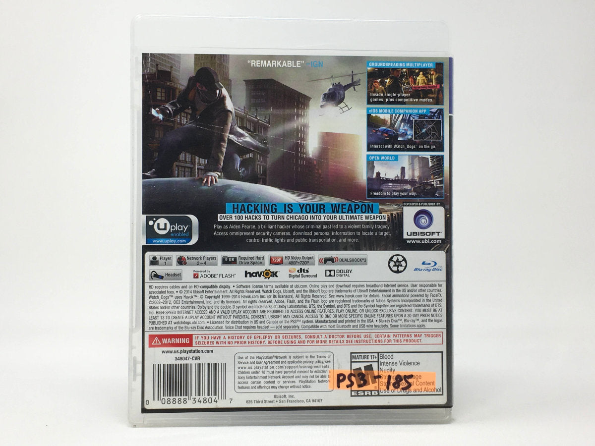 Watch Dogs • Playstation 3