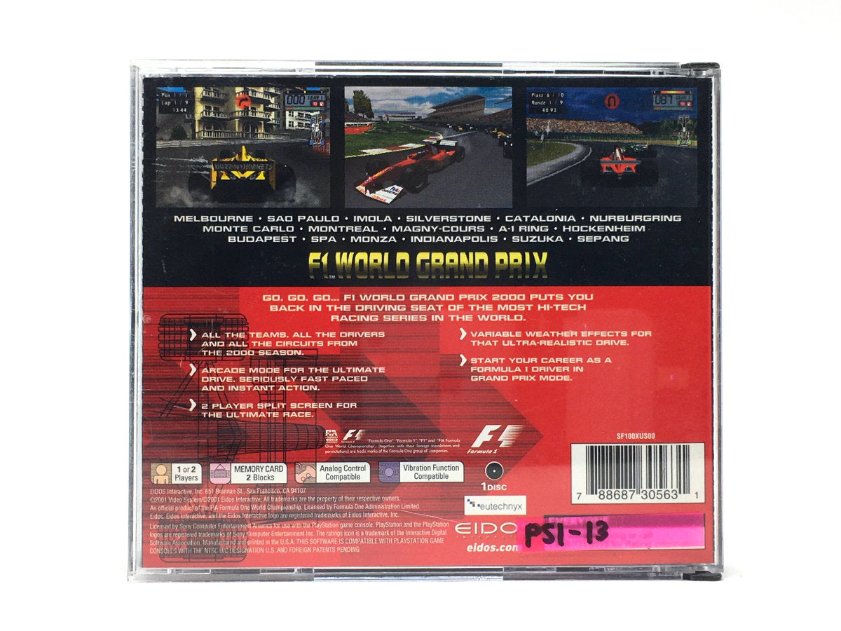 F1 World Grand Prix 2000 • PS1