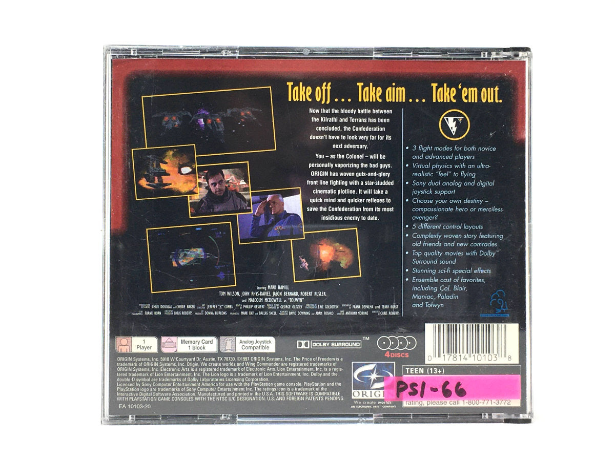 Wing Commander IV: The Price of Freedom • PS1