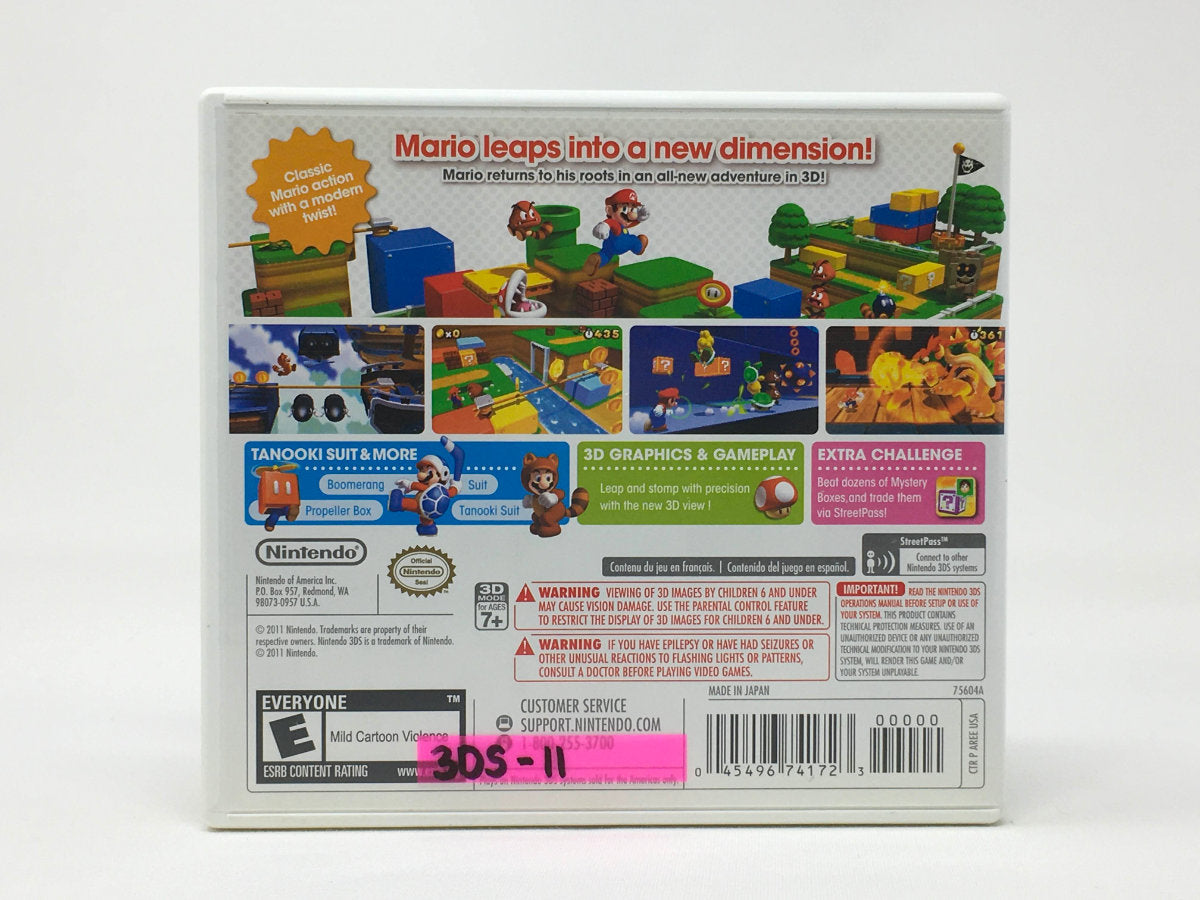 Super Mario 3D Land • Nintendo 3DS