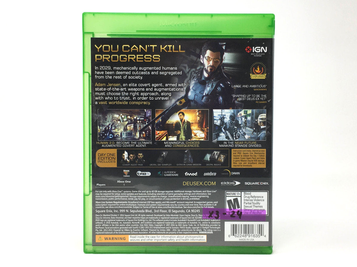 Deus Ex: Mankind Divided • Xbox One