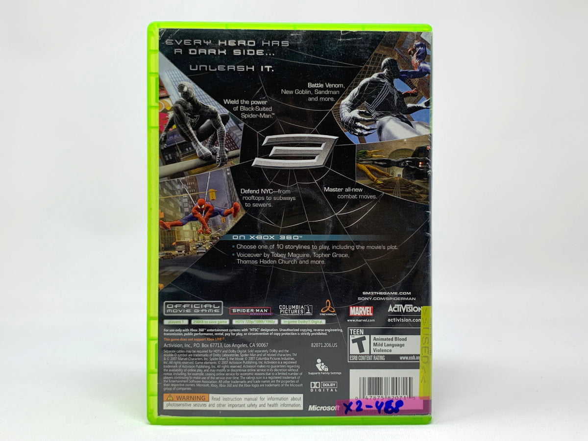 Spider-Man 3 • Xbox 360