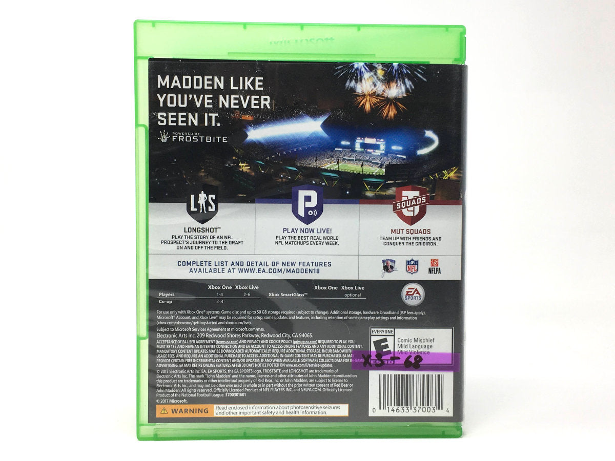 Madden NFL 18 • Xbox One