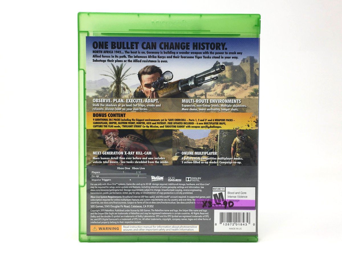 Sniper Elite III Ultimate Edition • Xbox One