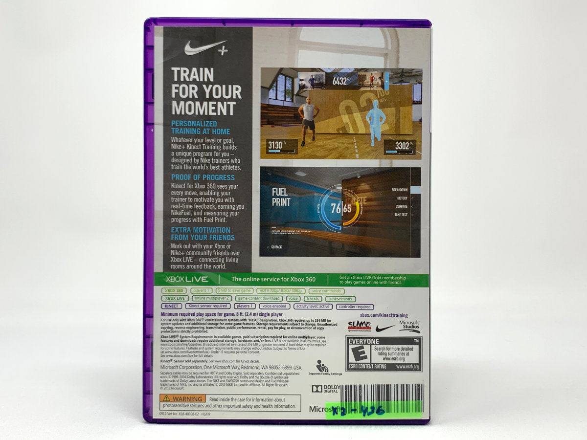 Nike+ Kinect Training • Xbox 360