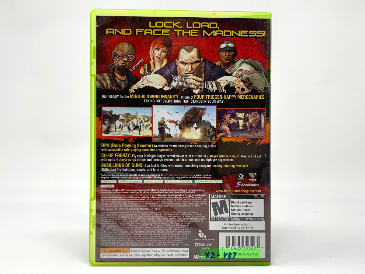 Borderlands • Xbox 360