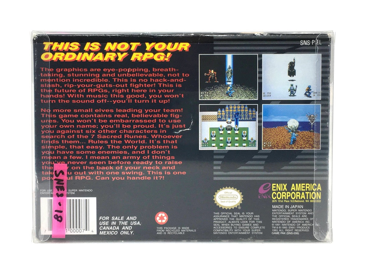 The 7th Saga *CIB* • Super Nintendo (SNES)