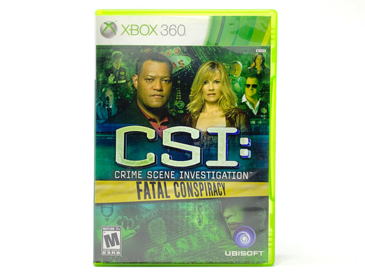 CSI: Fatal Conspiracy (Crime Scene Investigation) • Xbox 360