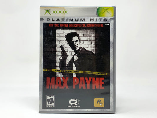 Max Payne - Platinum Hits • Xbox Original