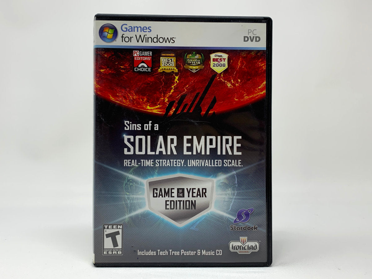 Sins of a Solar Empire - Game of the Year • PC