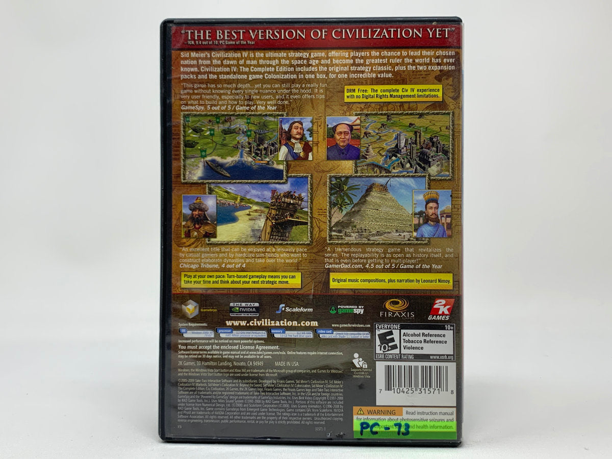 Civilization IV - The Complete Edition • PC